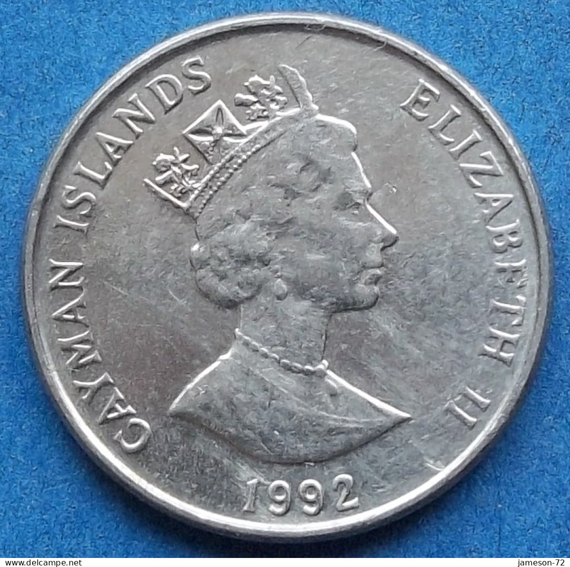 CAYMAN ISLANDS - 5 Cents 1992 "Pink-spotted Shrimp" KM# 88a Elizabeth II Decimal Coinage (1952-2022) - Edelweiss Coins - Iles Caïmans