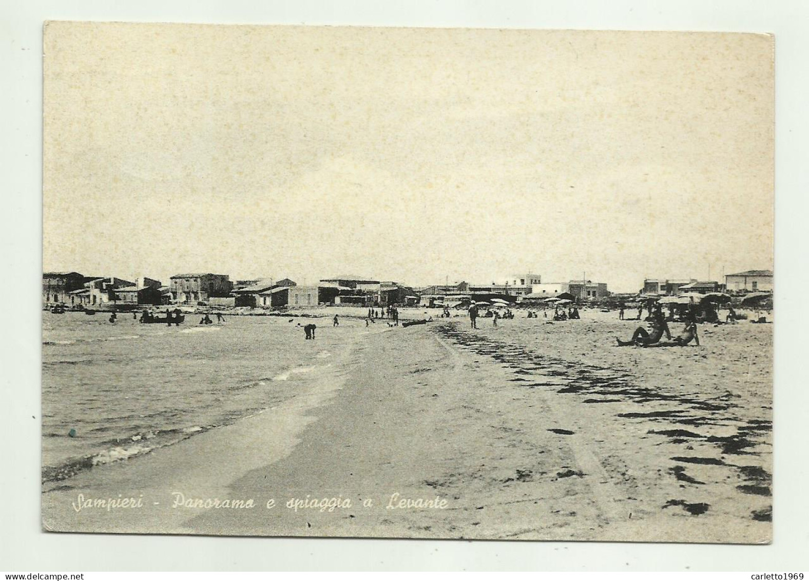 SAMPIERI - PANORAMA E SPIAGGIA A LEVANTE - VIAGGIATA FG - Ragusa