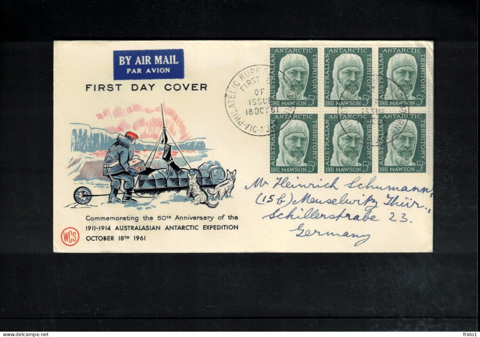 Australian Antarctic Territory 1961 FDC - Briefe U. Dokumente