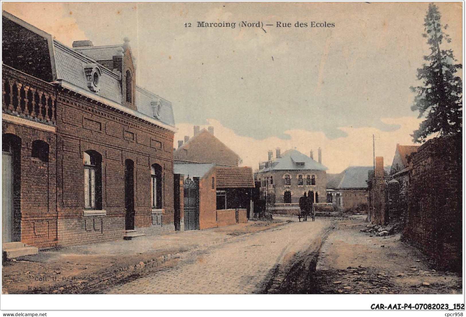 CAR-AAIP4-59-0363 - MARCOING - Rue Des Ecoles - Marcoing