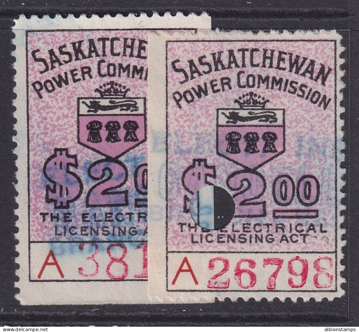 Canada Revenue (Federal), Van Dam SE25-SE25a, Used - Fiscaux