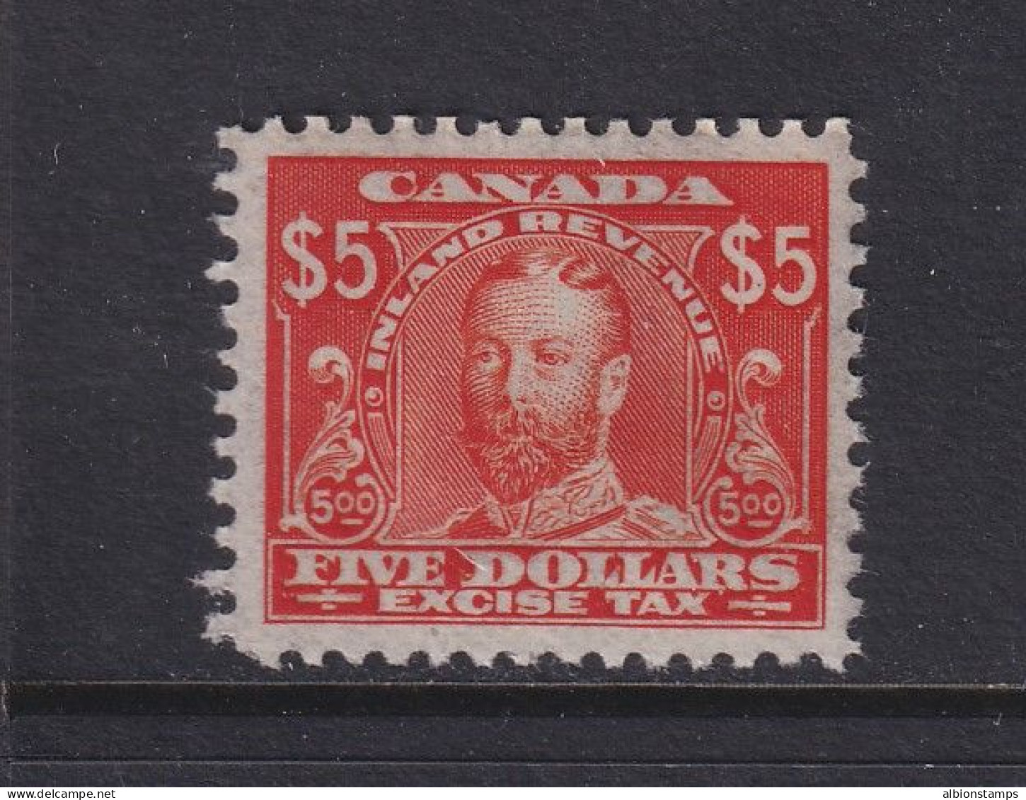 Canada Revenue (Federal), Van Dam FX18, OG (glazed) - Fiscaux