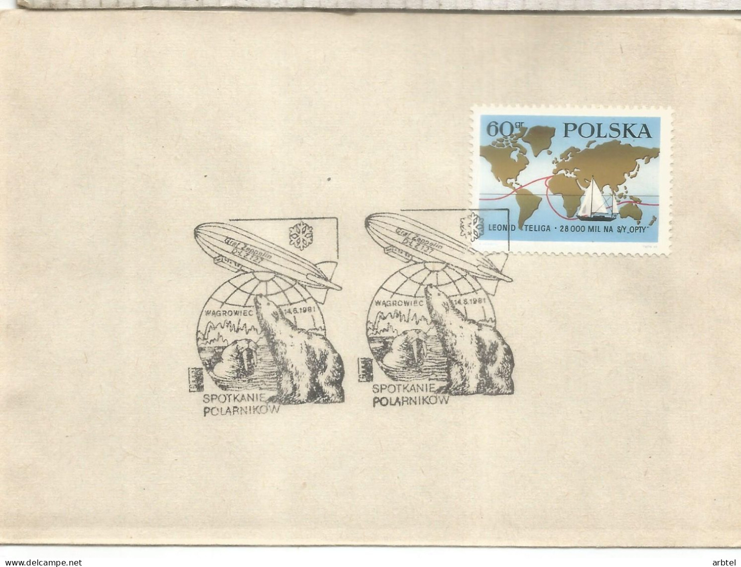 ARTICO POLONIA POLAR OSO MORSA ZEPPELIN NORTH POLE - Arktis Expeditionen