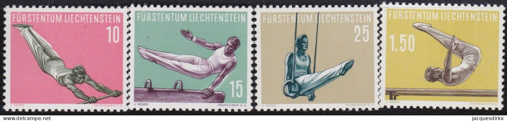 Liechtenstein         .   Y&T   .   315/318      .     O        .     Cancelled - Used Stamps