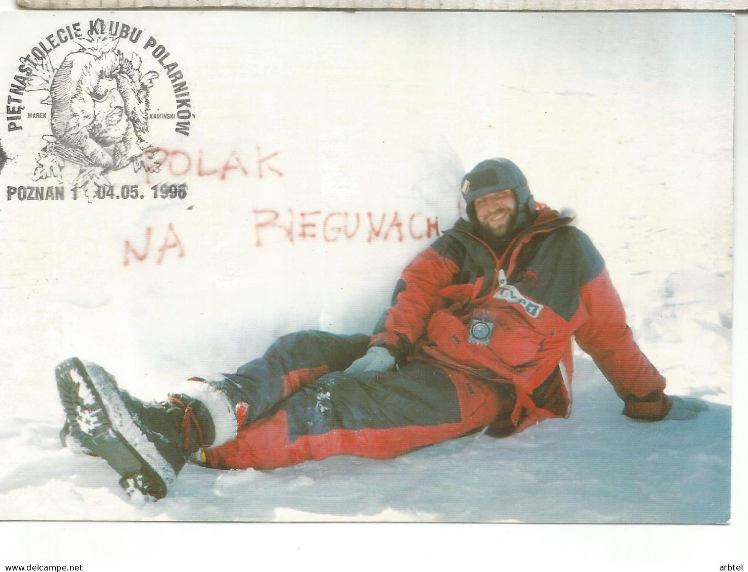 ANTARTIDA ANTARCTIC POLONIA MAREK KAMINSKI 1996 - Polarforscher & Promis