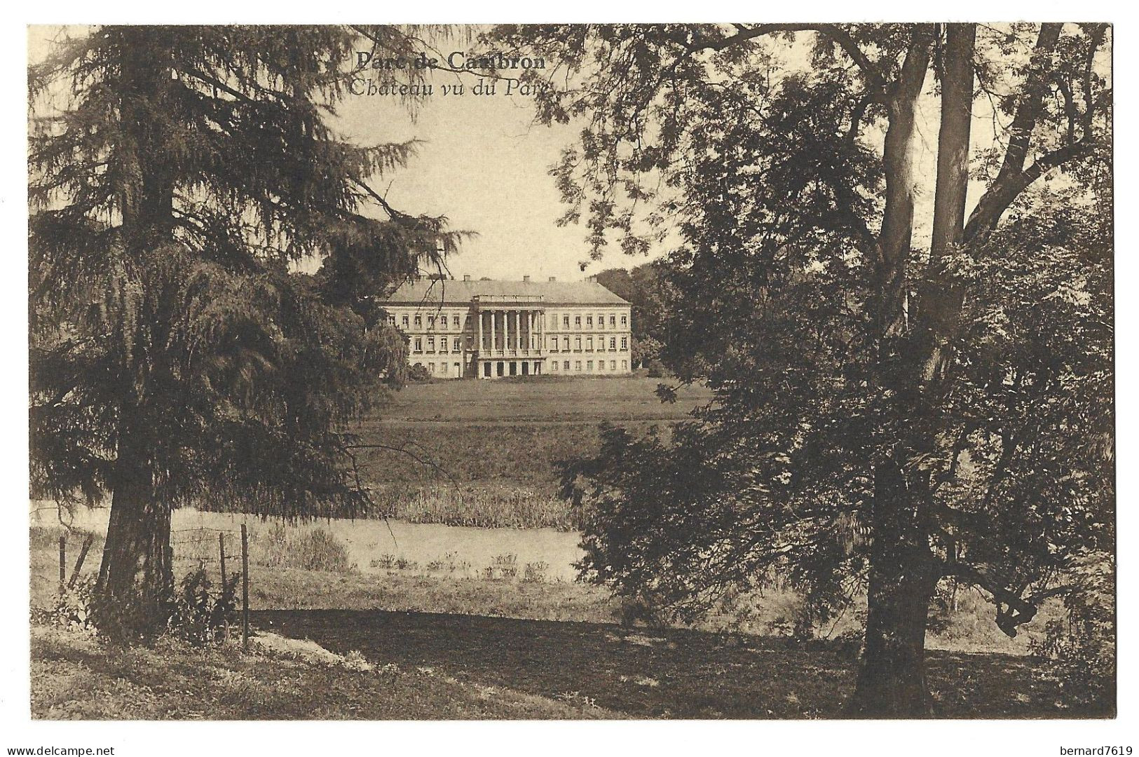 Belgique - Cambron Chateau De Cambron  -  Chateau  Vue Du Parc -  Comte  Du Val  De Beaulieu - Brugelette