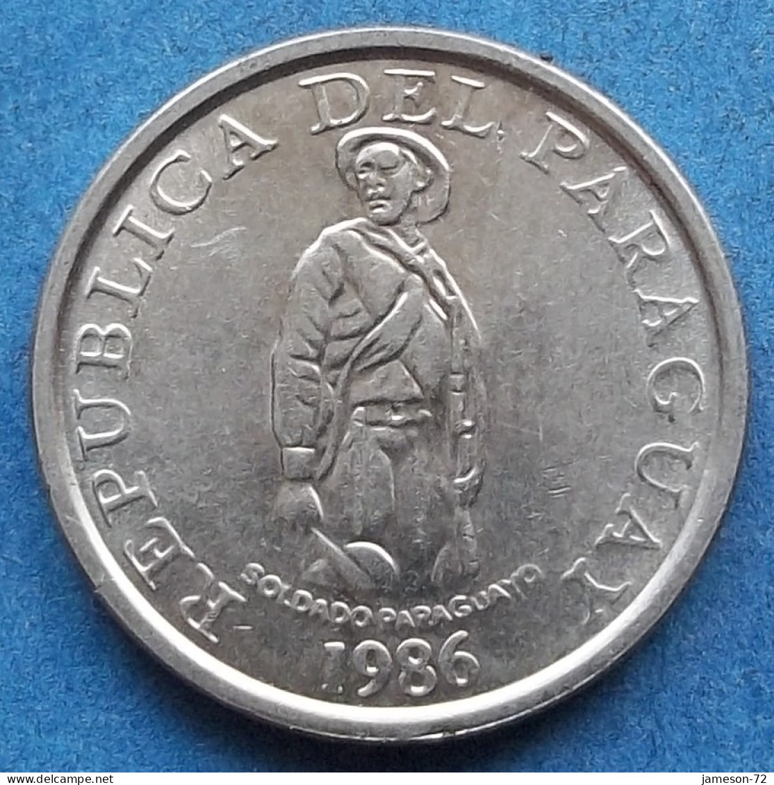 PARAGUAY - 1 Guarani 1986 "Soy Plant" KM# 165 Monetary Reform (1944) - Edelweiss Coins - Paraguay