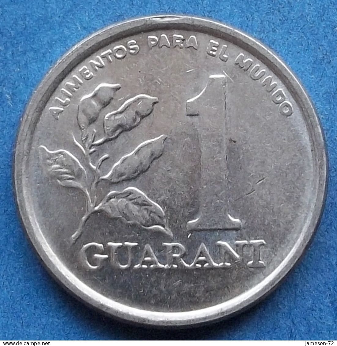 PARAGUAY - 1 Guarani 1986 "Soy Plant" KM# 165 Monetary Reform (1944) - Edelweiss Coins - Paraguay