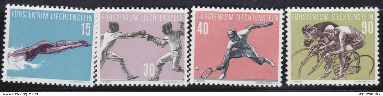 Liechtenstein         . Y&T   .  327/330       .     **        .     MNH - Nuevos