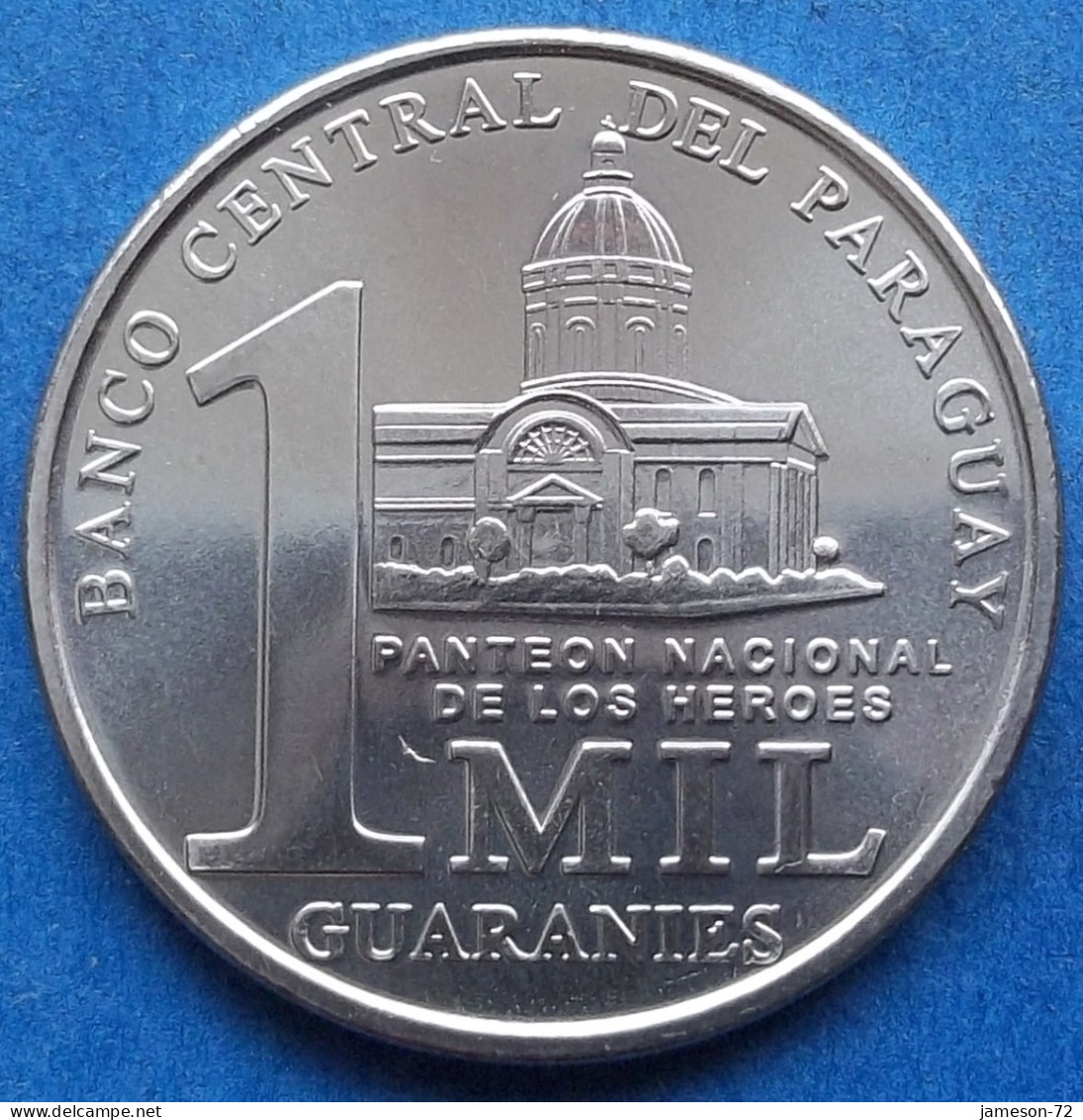 PARAGUAY - 1000 Guaranies 2008 "National Heroes Pantheon" KM# 198 Monetary Reform (1944) - Edelweiss Coins - Paraguay