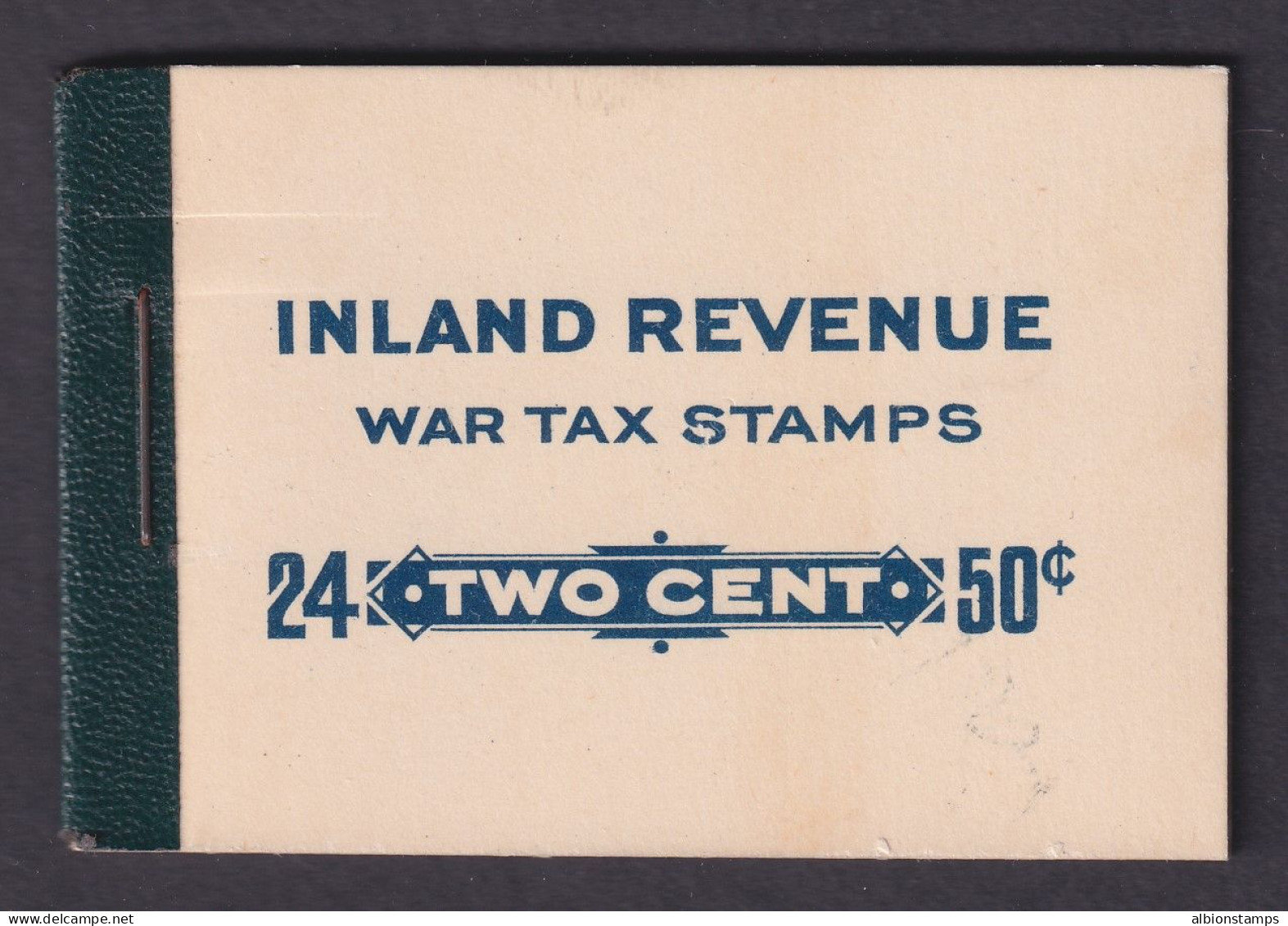 Canada Revenue (Federal), Van Dam FWT8e, Complete Booklet - Steuermarken