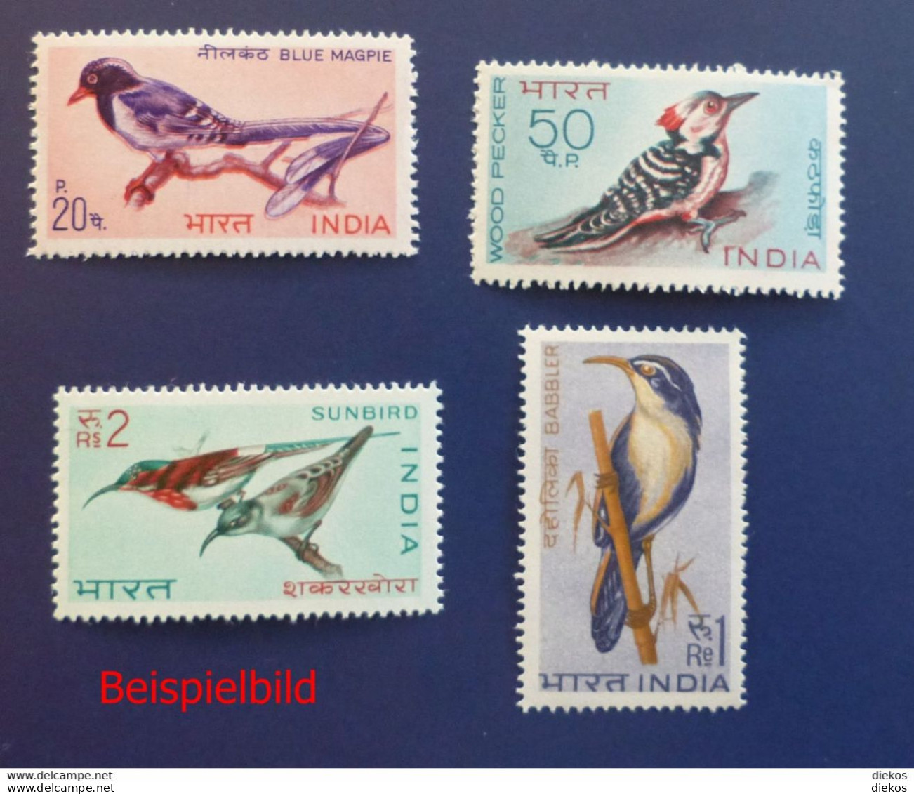 Indien 1968  Michel Nr: 464 -67   ** MNH Postfrisch  #5783 - Unused Stamps