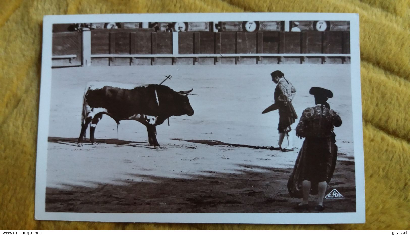 CPA COURSE DE TAUREAUX APRES L ESTOCADE CORRIDA DE TOROS  1933 ED C A P 6 TAUREAU TORO - Taureaux