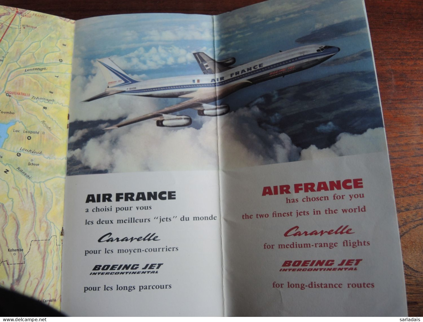 Air France-itinéraires Longs Courriers-hémisphères Sud-1960-caravelle-boieng - Manuales