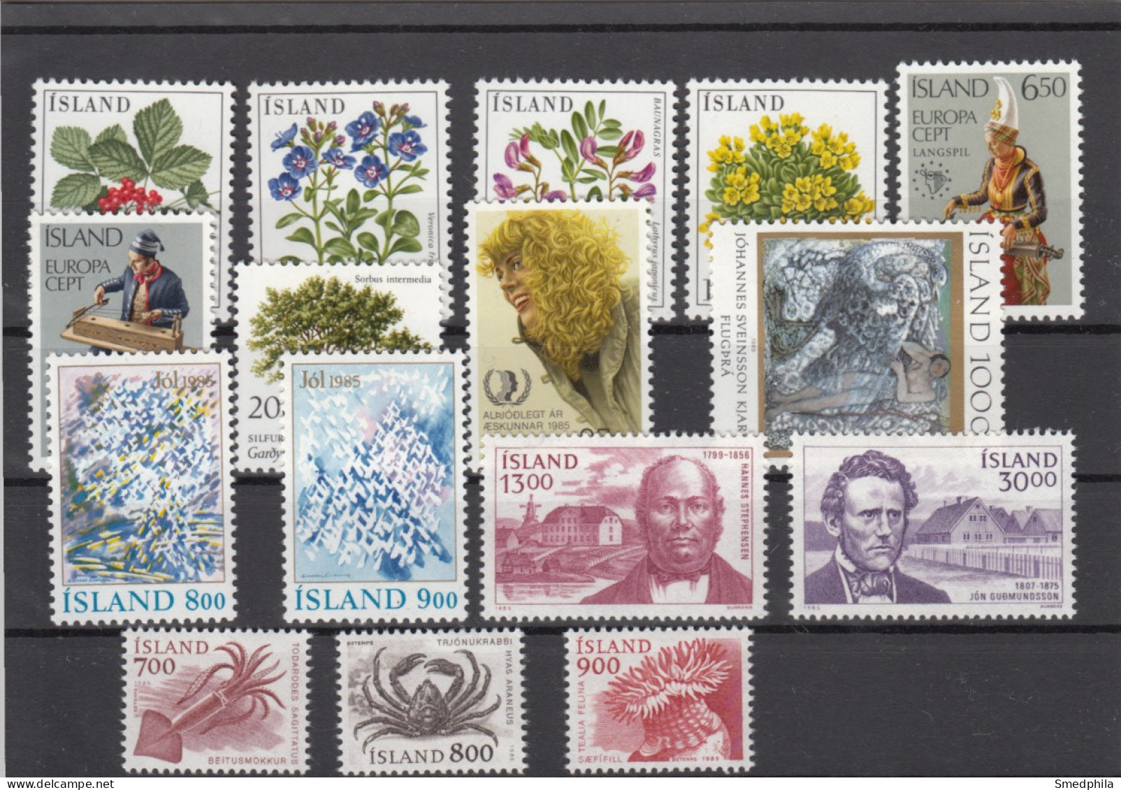 Iceland 1985 - Full Year MNH ** - Années Complètes