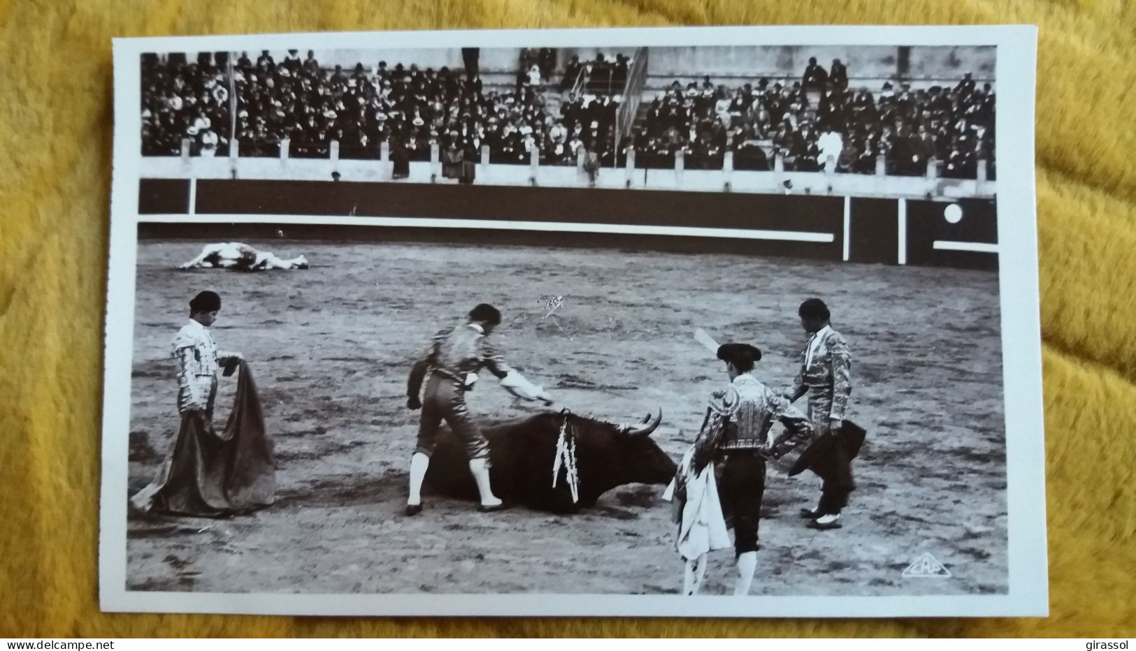 CPA COURSE DE TAUREAUX LE COUP DE GRACE  1930 ED C A P 9 TAUREAU TORO TORERO TOREADOR ? - Taureaux