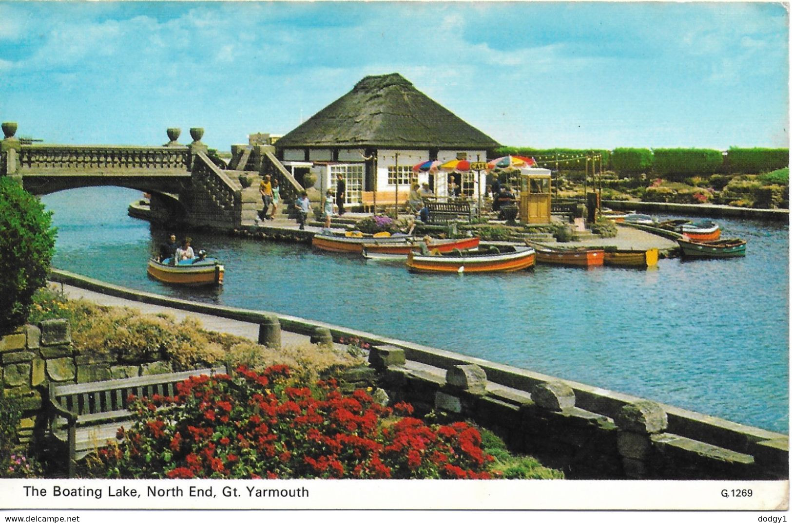 THE BOATING LAKE, NORTH END, GREAT YARMOUTH, NORFOLK, ENGLAND. UNUSED POSTCARD   Zq5 - Great Yarmouth