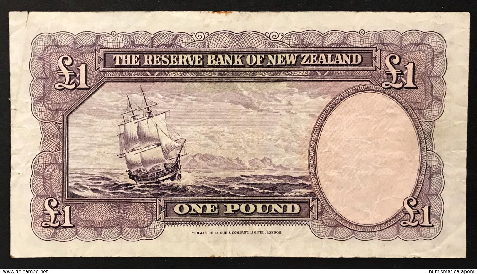 NUOVA Zelanda New Zealand 1 POUND 1940-1945 Pick#159a Lotto 371 - New Zealand