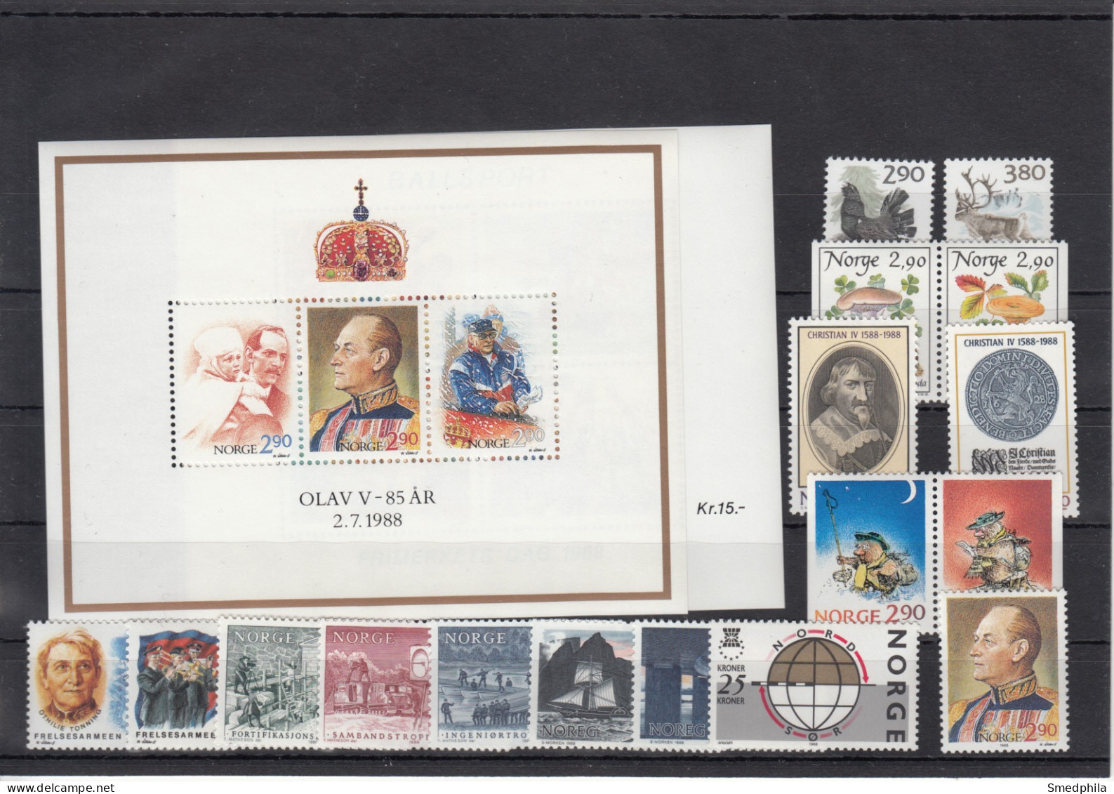 Norway 1988 - Full Year MNH ** - Años Completos