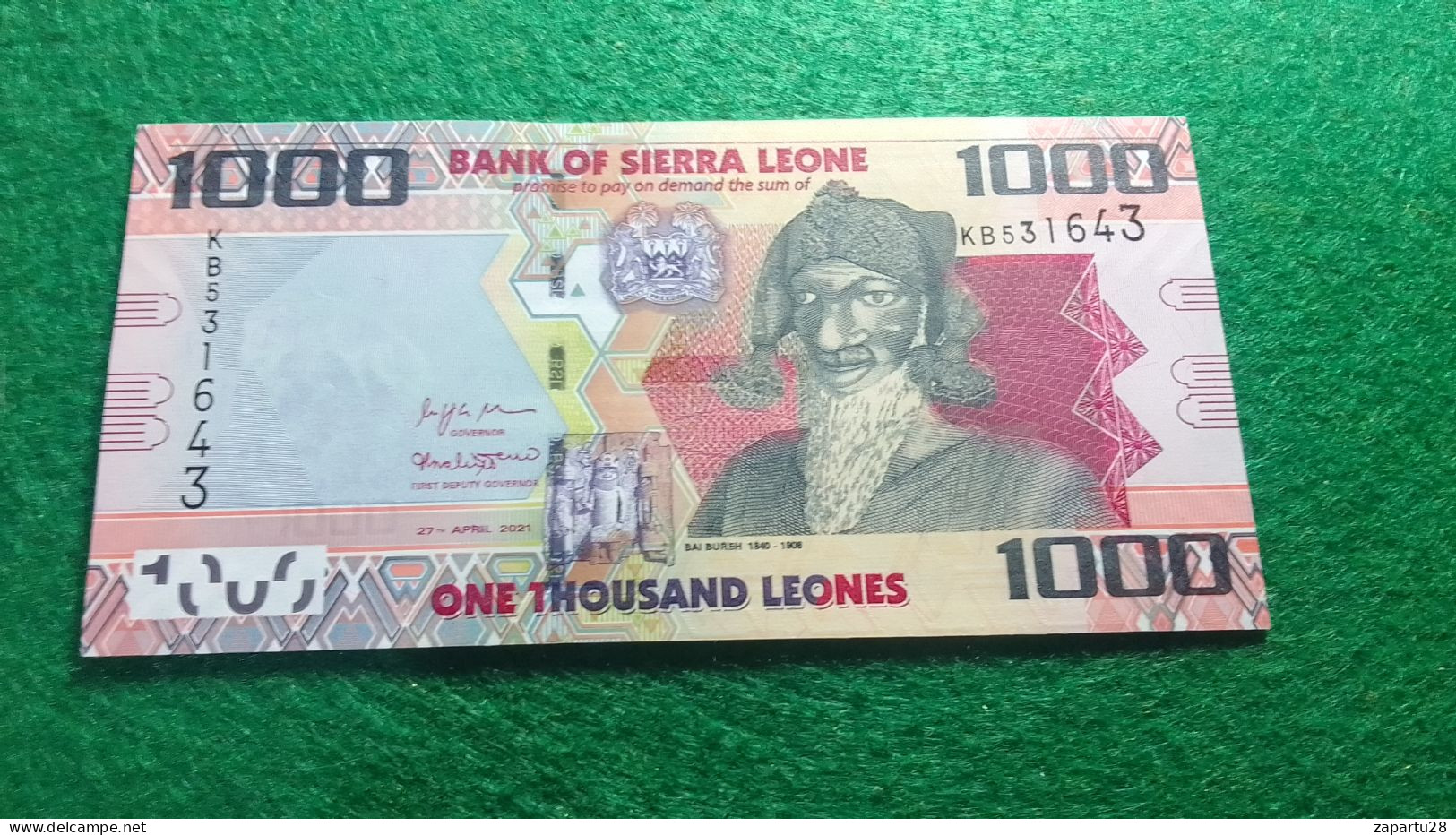 SİERRA LEONE-    1000    LEONES     UNC - Sierra Leone