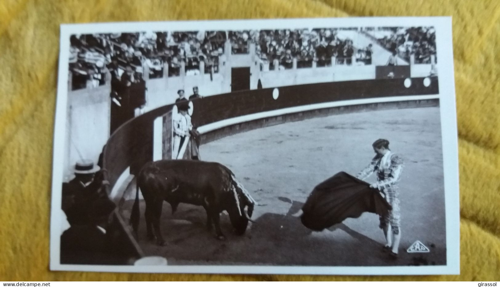 CPA COURSE DE TAUREAUX PASSES DE MULETA 1930 ED C A P 19  TORERO  ? TAUREAU - Taureaux