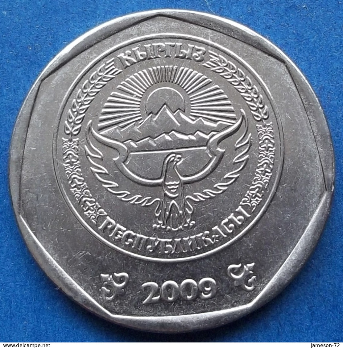 KYRGYZSTAN - 10 Som 2009 KM# 43 Independent Republic (1991) - Edelweiss Coins - Kirgisistan