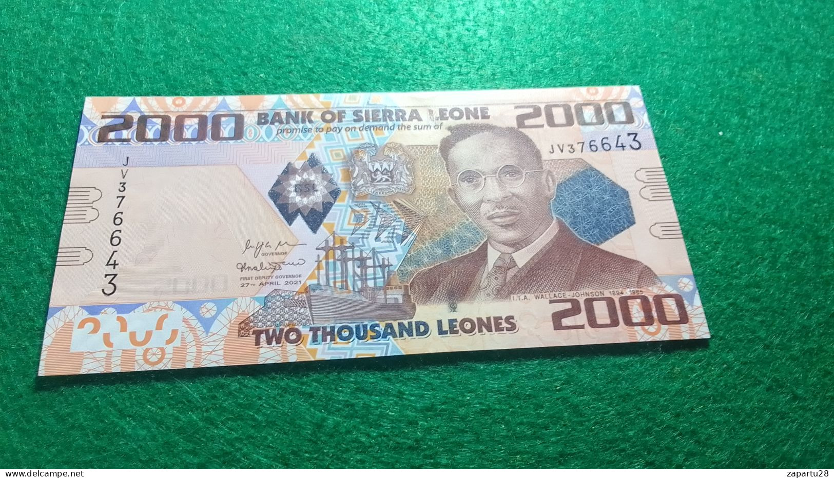 SİERRA LEONE-    2000    LEONES     UNC - Sierra Leone