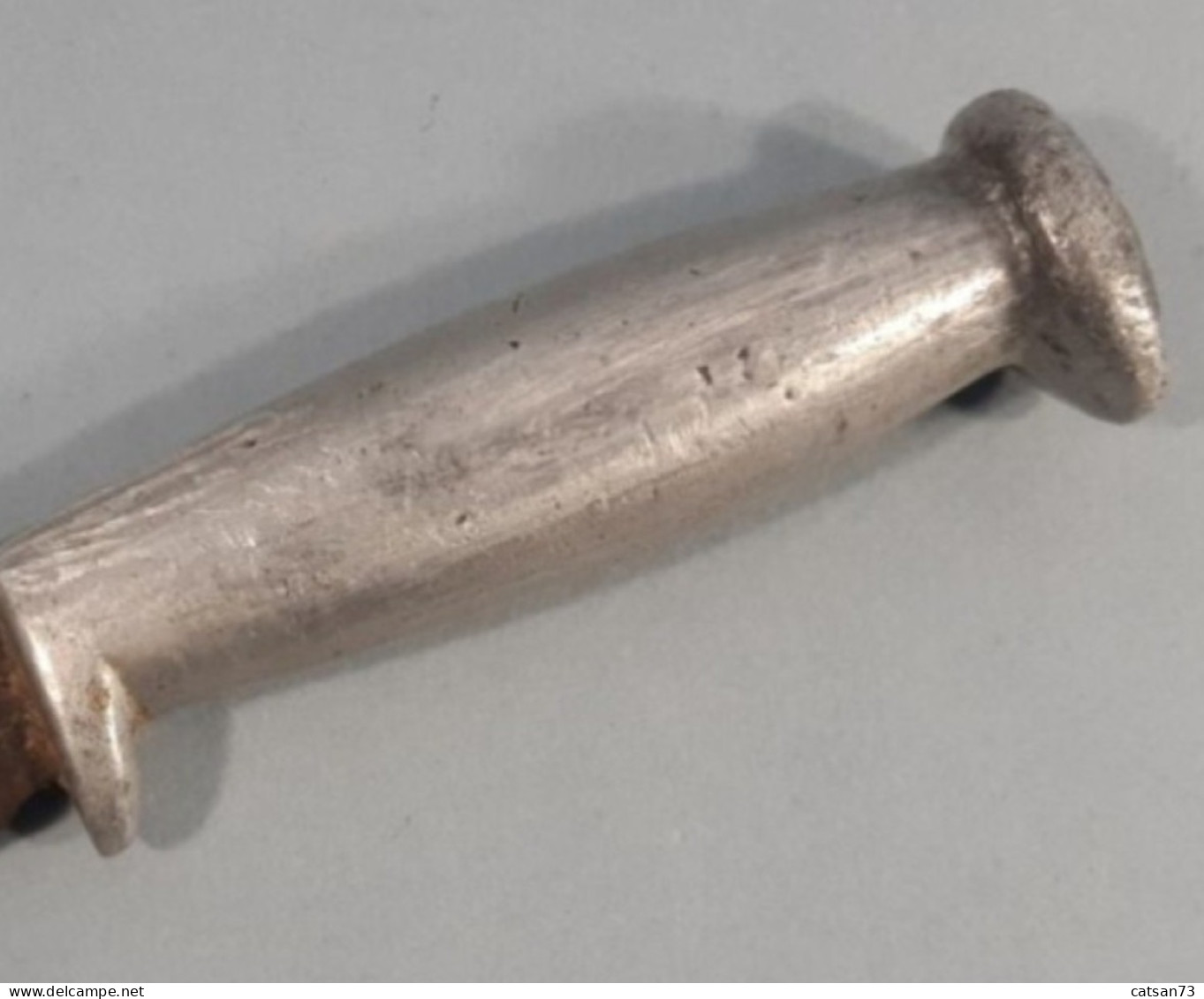 COUTEAU SCOUT MANCHE EN ALUMINIUM CHANTIER DE JEUNESSE FRANÇAISE  CJF 1940  1944 - Armes Blanches