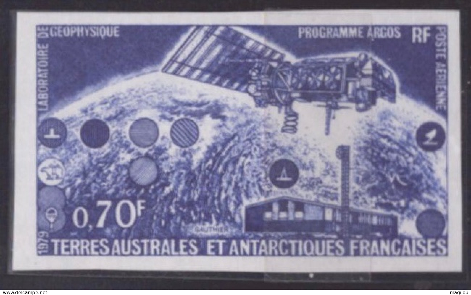 Essai De Couleur Taaf/fsat Space Cosmos  Yvert PA 51 MNH **9 - Imperforates, Proofs & Errors