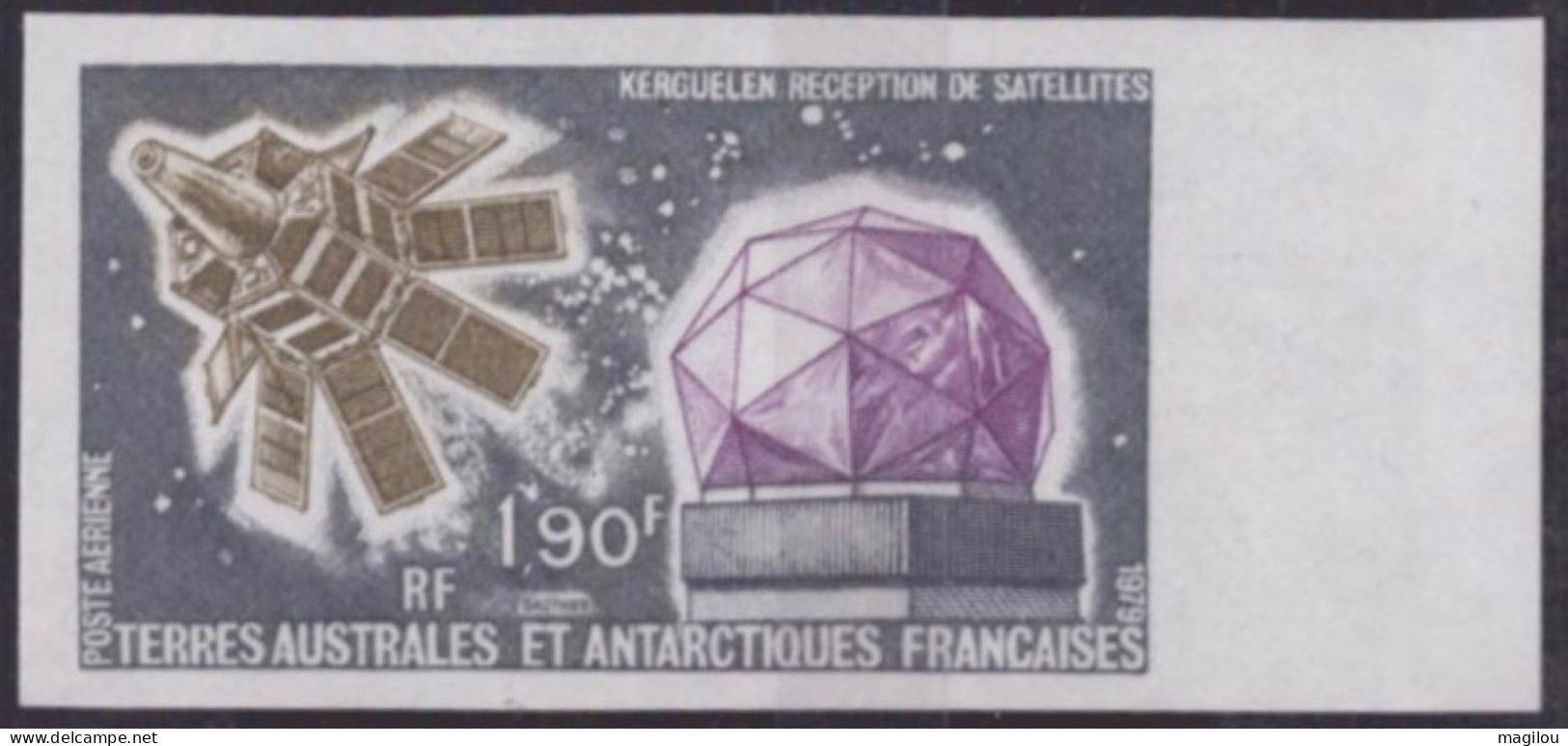 Essai De Couleur Multicolore Taaf/fsat Space Cosmos  Yvert PA 52 MNH **8 - Imperforates, Proofs & Errors