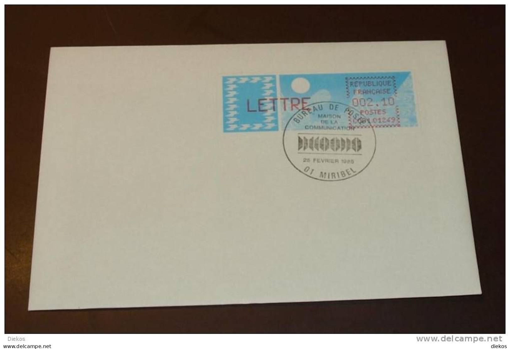 France  Cover Brief ATM Frama FDC Michel Nr:    Y+T 89   #cover1938 - 1981-84 Types « LS » & « LSA » (prototypes)