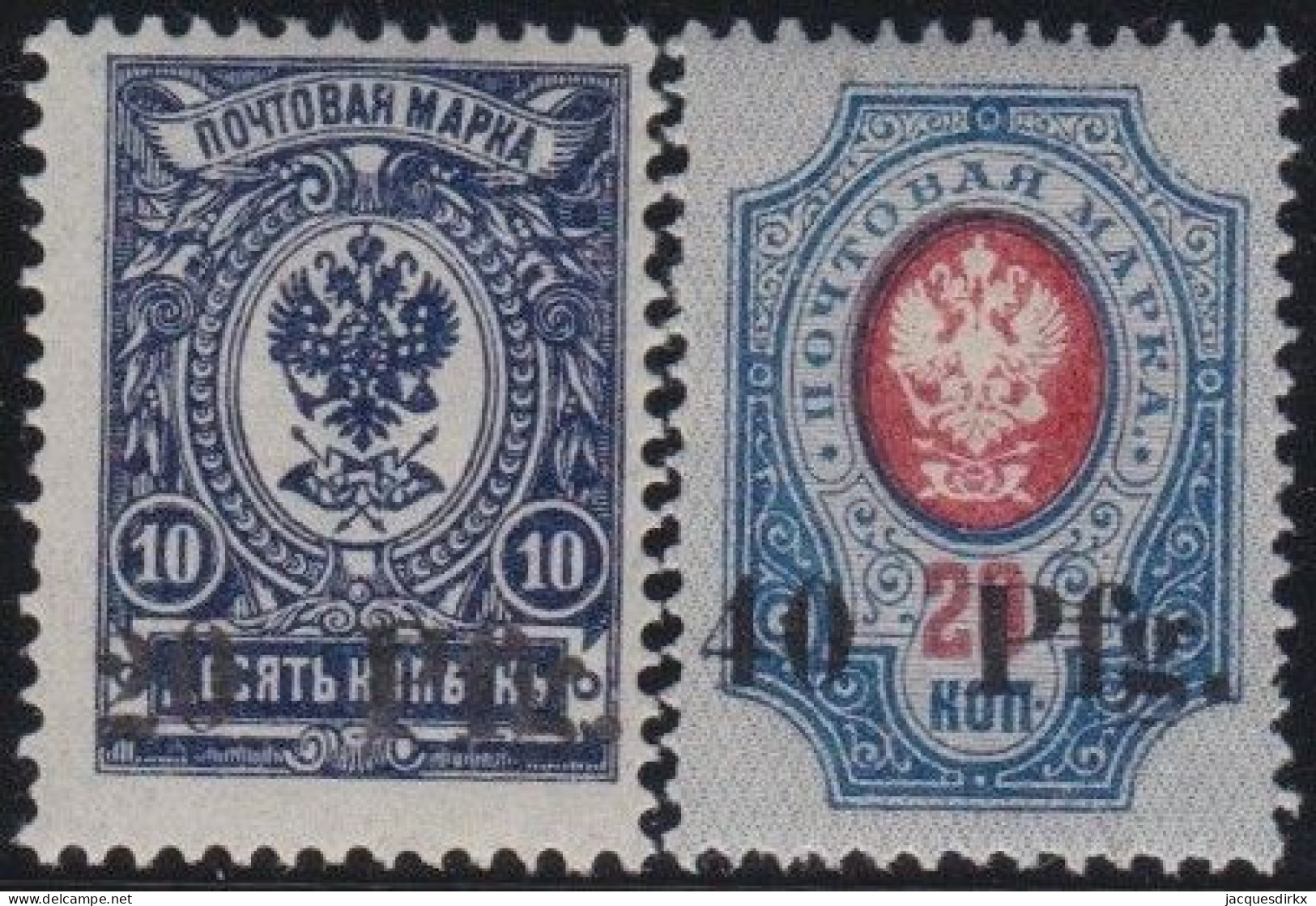 Russia    .   Y&T     .    2 Stamps  (2 Scans)      .    **       .     MNH - Unused Stamps