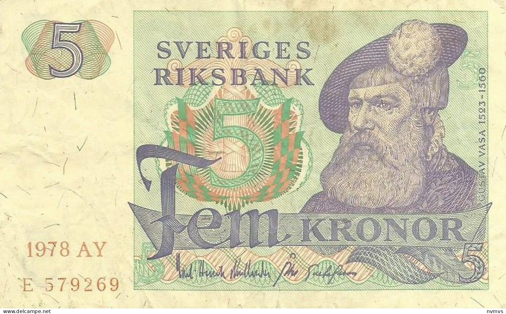 Suecia - 5 Kronor 1978 - Zweden