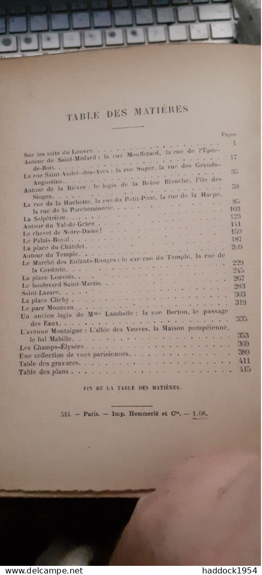 nouvelles promenades à PARIS et à travers PARIS GEORGES CAIN flammarion 1908-1909