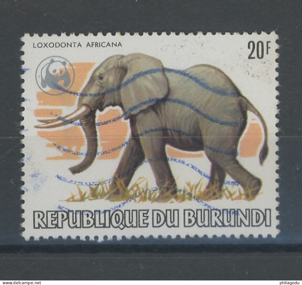 1983. WWF 20F Elephant - Oblitérés