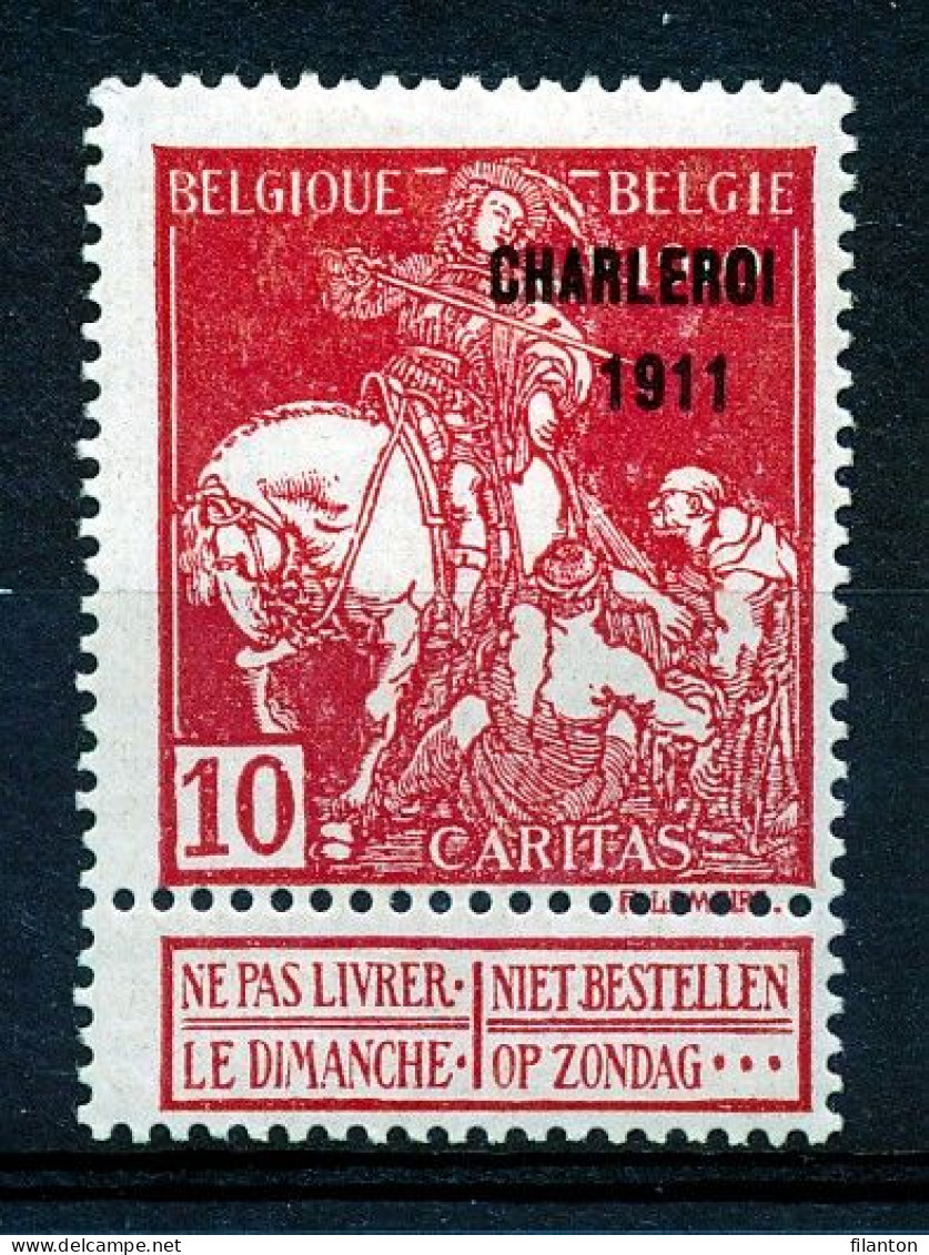 BELGIE - OBP Nr 107 V2 (LUPPI) - MH*  - PLAATFOUT/VARIÉTÉ - ( Ref. 53) - 1901-1930