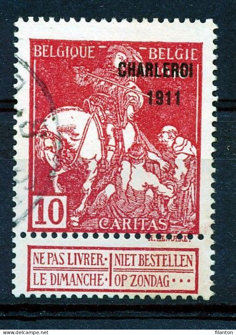 BELGIE - OBP Nr 107 V1 (LUPPI) - MH*  - PLAATFOUT/VARIÉTÉ - ( Ref. 55) - 1901-1930