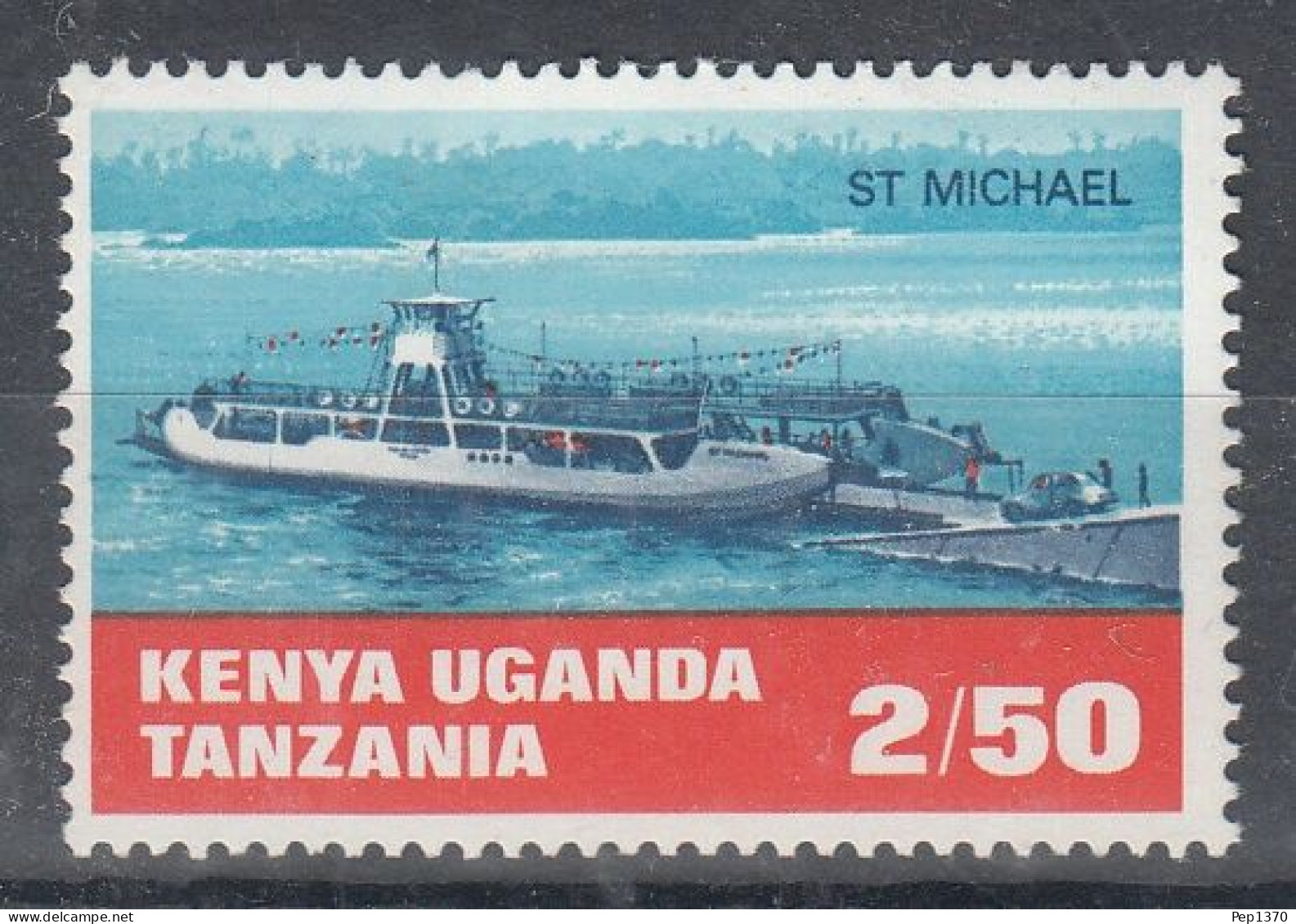 ESTE AFRICANO 1968 - TANZANIA UGANDA KENYA - BARCOS - YVERT 181** - Kenya, Ouganda & Tanzanie