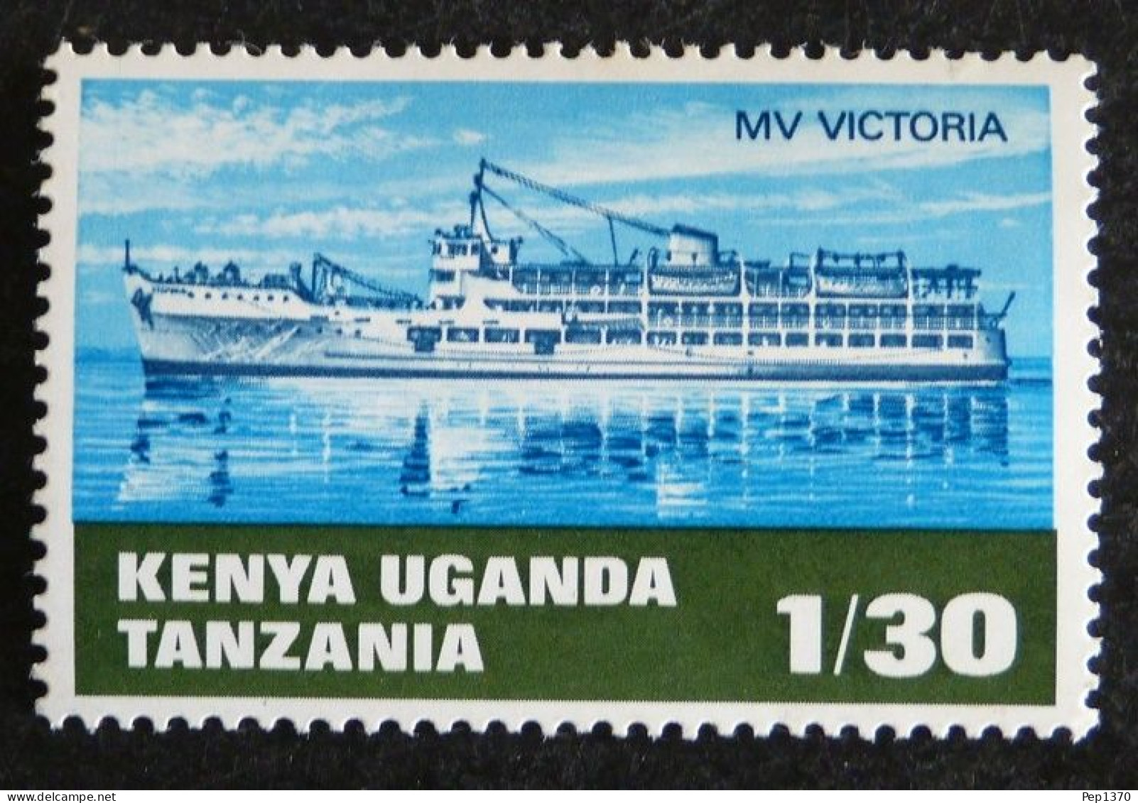 ESTE AFRICANO 1968 - TANZANIA UGANDA KENYA - BARCOS - YVERT 180** - Kenya, Uganda & Tanzania