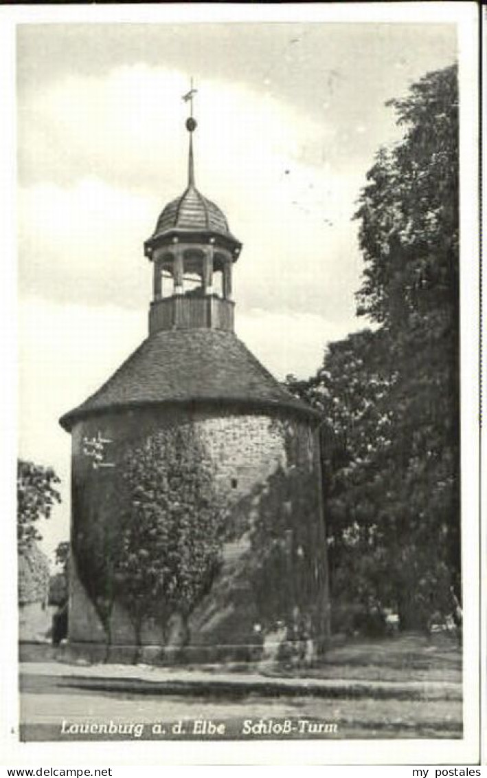 70120886 Lauenburg Elbe Lauenburg Schloss Turm X 1956 Lauenburg - Lauenburg