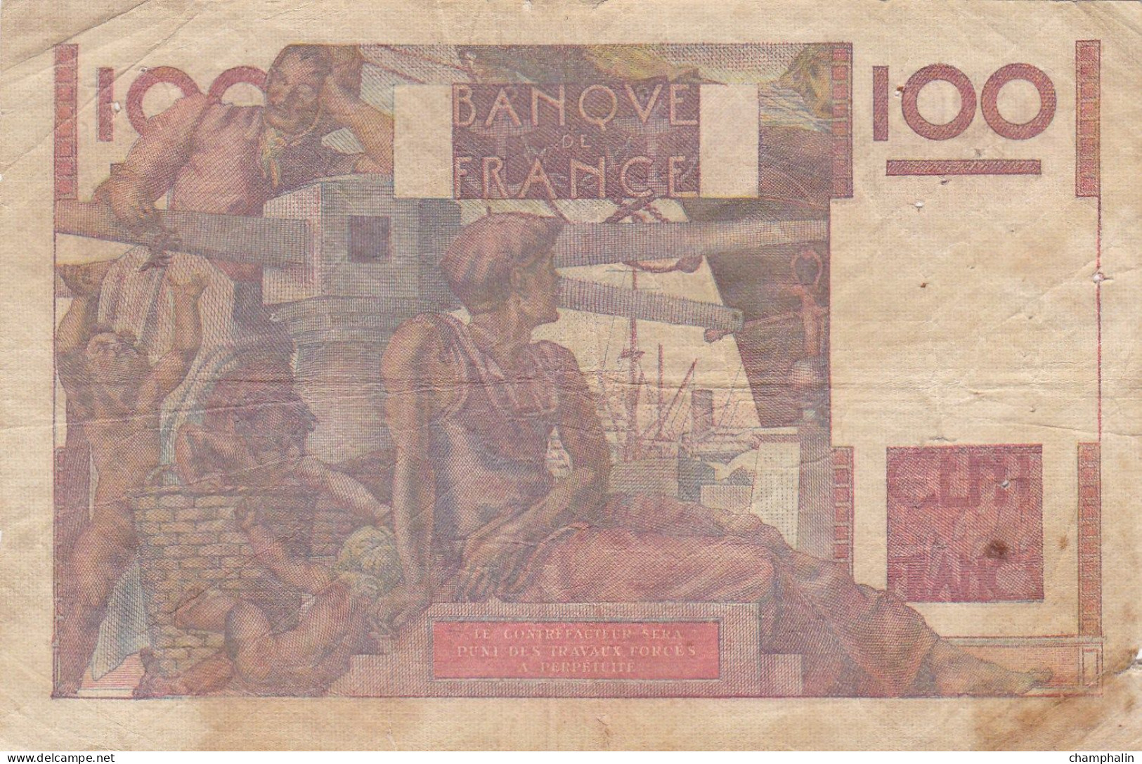 France - Billet De 100 Francs Type Jeune Paysan - 3 Avril 1952 - 100 F 1945-1954 ''Jeune Paysan''
