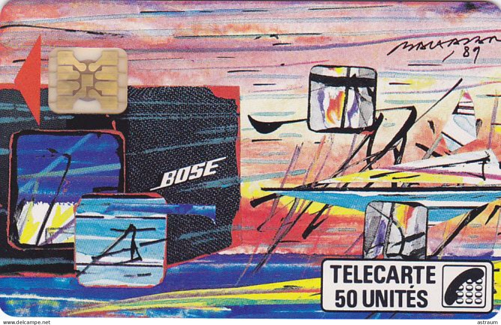 Telecarte Privée D75 NEUVE  - Bose Baltazar 2000 Ex - Sc4ob - 50 Un - 1989 -N° 10804 IMPACTS - Privées