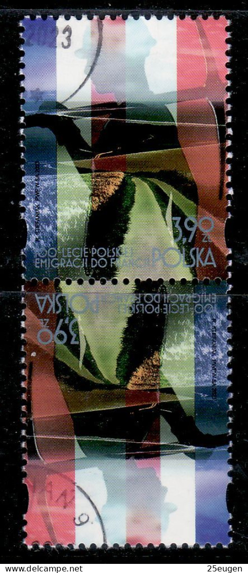 POLAND 2023  POLISH EMIGRATION TO FRANCE TETE BECHE USED - Used Stamps