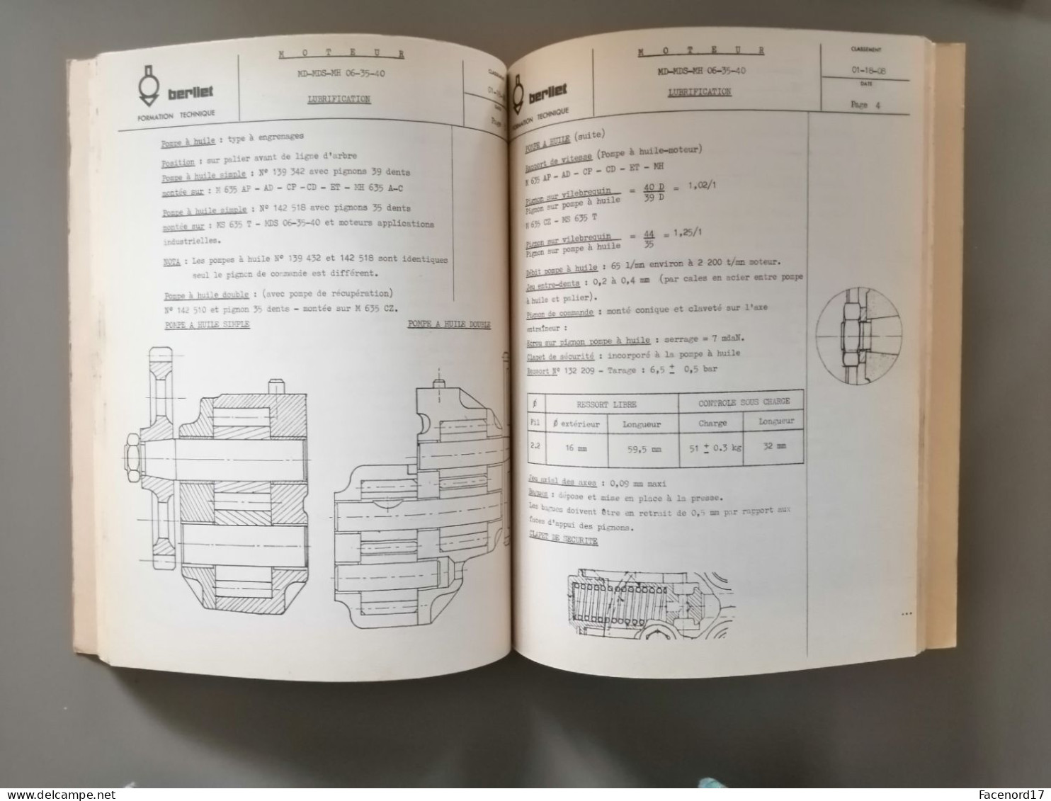 Documentaire Technique Formation Berliet 4 Volumes 1977 - Camion