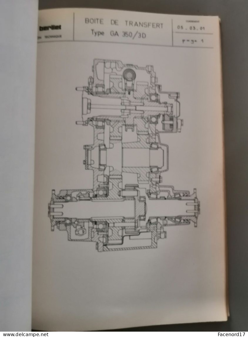 Documentaire Technique Formation Berliet 4 volumes 1977