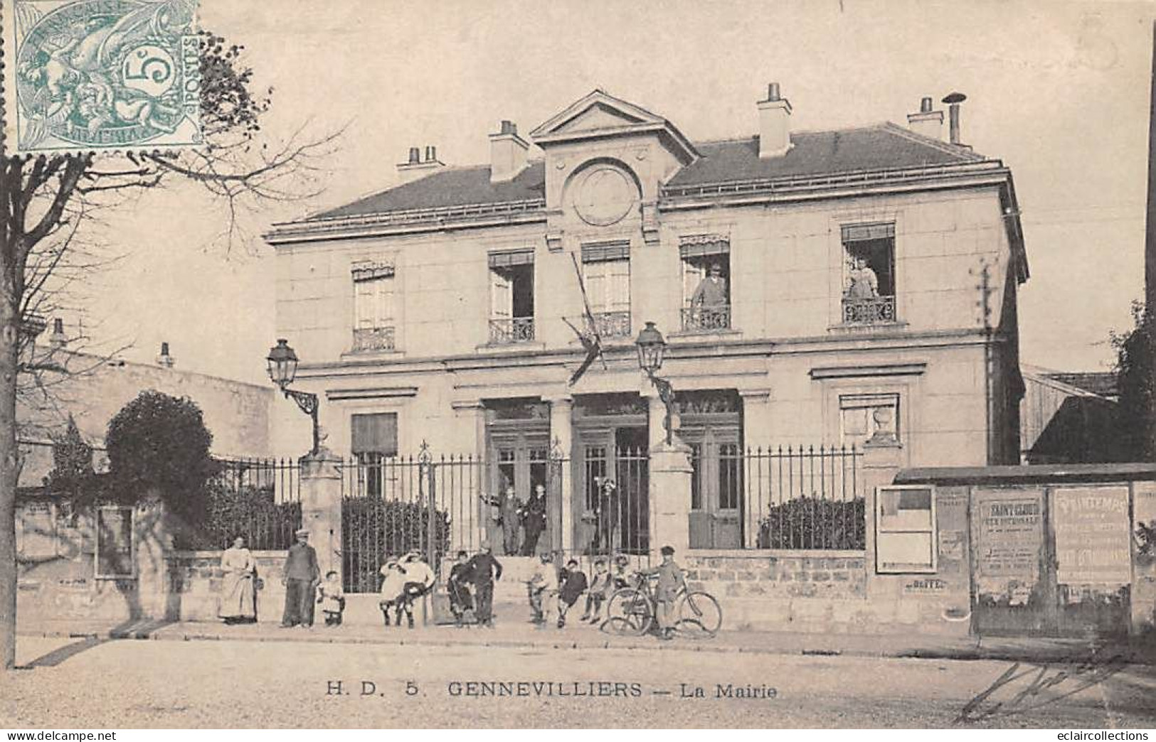 Gennevilliers     92          La Mairie   N° HD 5    (voir Scan) - Gennevilliers