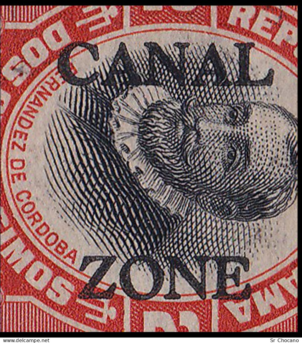 CANAL ZONE.1912-6.2c.SCOTT 39.Type II.USED. - Zona Del Canale / Canal Zone