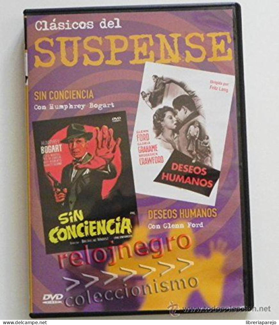 Sin Conciencia + Deseos Humanos Clasicos Del Suspense Pack Dvd Nuevo Precintado - Autres Formats