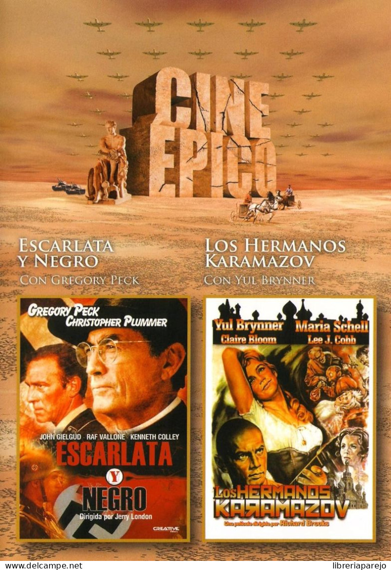 Cine Epico Escarlata Y Negro + Los Hermanos Karamazov Pack Dvd Nuevo Precintado - Autres Formats