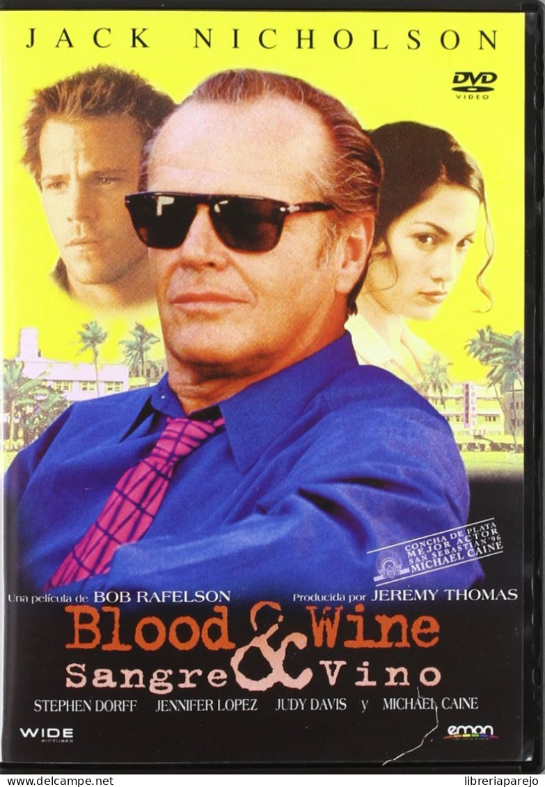 Blood & Wine Jack Nicholson Dvd Nuevo Precintado - Autres Formats